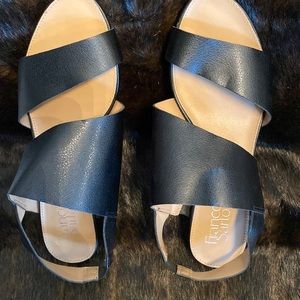 Franco Sarto black Sandals size 9